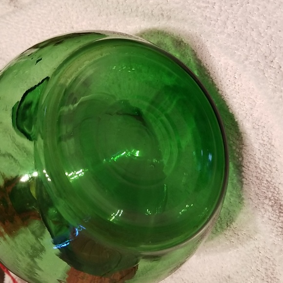 Vintage Italian Blown Glass Decanter with Ice Chamber - Picture 12 of 17